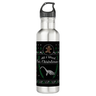 Loch Ness Monster Christmas Ugly Shirt 710 Ml Water Bottle