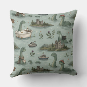Loch Ness Monster Cushion