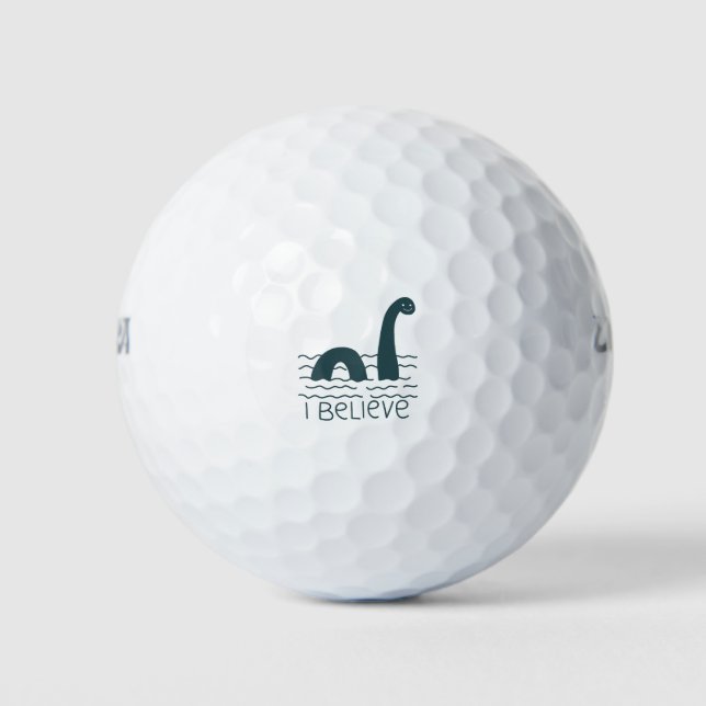 Loch Ness Monster Golf Balls (Front)