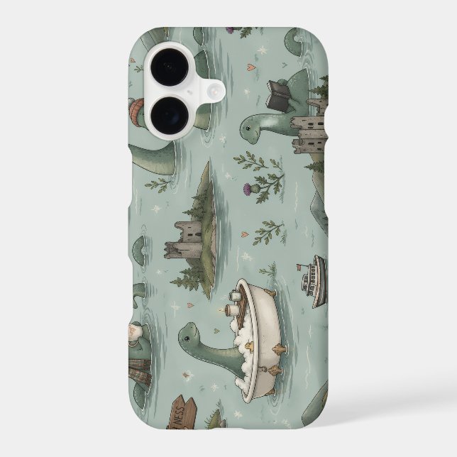 Loch Ness Monster  iPhone Case (Back)