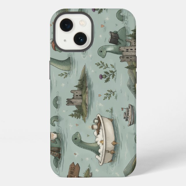 Loch Ness Monster  iPhone Case (Back)