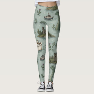 Loch Ness Monster  Leggings