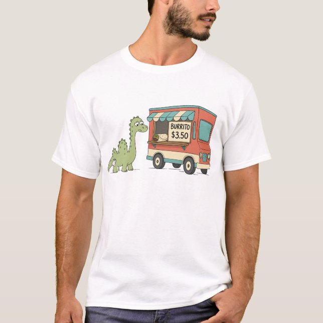 Loch Ness Monster Needs Tree Fiddy T-Shirt (Front)