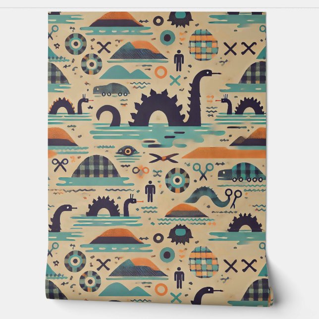 Loch Ness Monster Wallpaper (Unrolling)