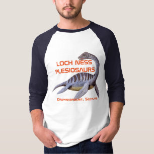 Loch Ness Plesiosaurs Baseball shirt