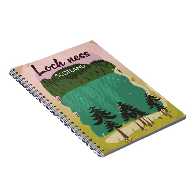 Loch Ness Scotland Notebook (Right Side)
