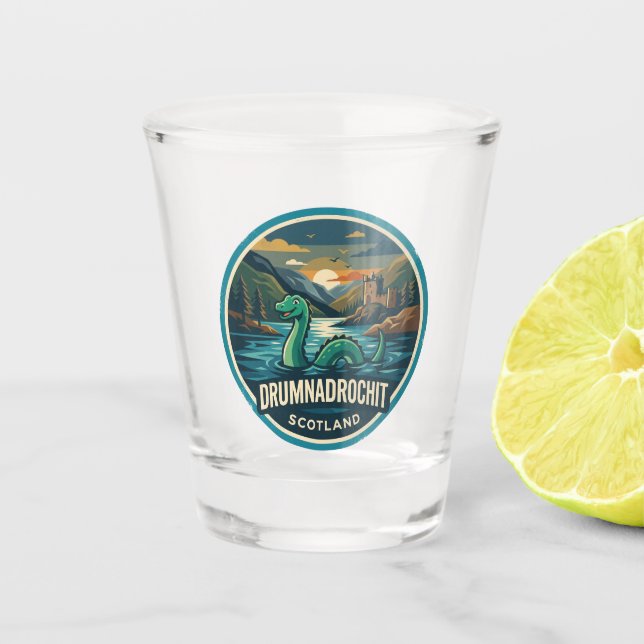Loch Ness Scotland Shot Glass (Front)