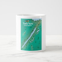 Loch Ness Scottish Highlands travel map