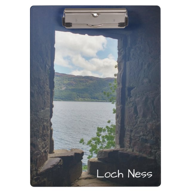 Loch Ness seen from Urquhart Castle Clipboard (Front)