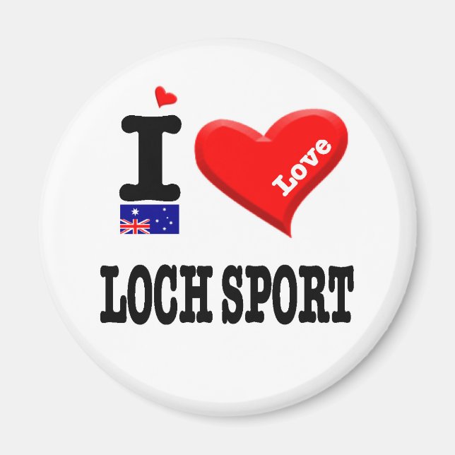 LOCH SPORT - I Love Magnet (Front)