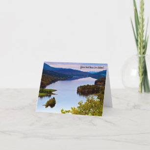 Loch Tummel, Queen's View Greeting card