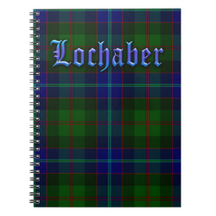Lochaber District Tartan Notebook