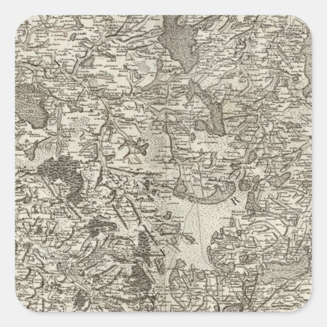 Loches Square Sticker (Front)