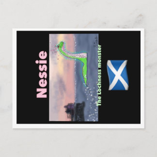 Lochness monster postcard