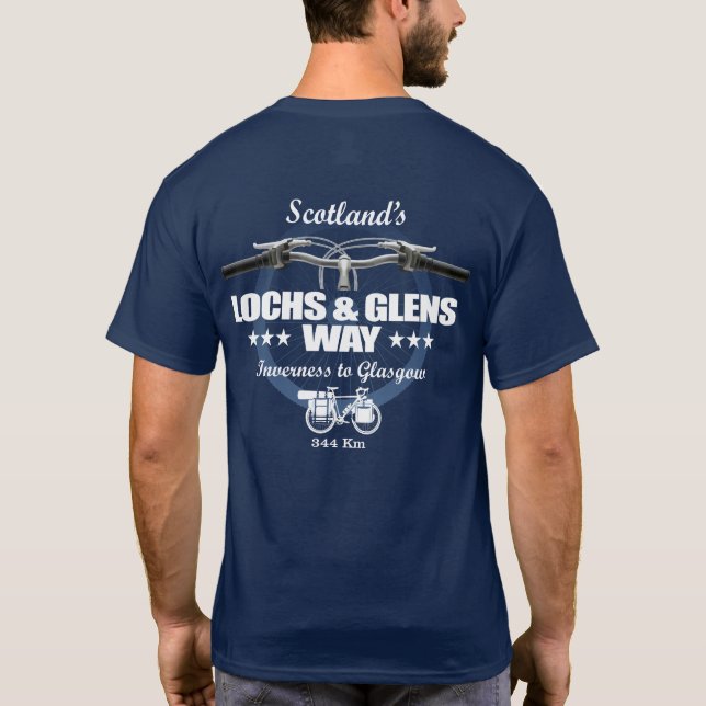 Lochs & Glens Way (H2) T-Shirt (Back)