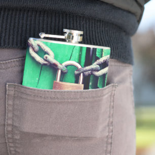 Lock and Chain Flask