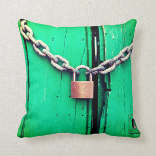 Lock and Chain Pillow