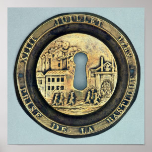 Lock depicting the Siege of the Bastille Poster