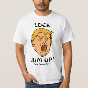 Lock Him Up and Junior Too Anti Trump T-Shirt