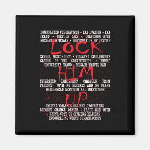 Lock Him Up Anti-trump Magnet