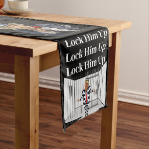 Lock Him Up Trump Table Runner