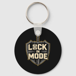 Lock In Mode Christian Key Ring