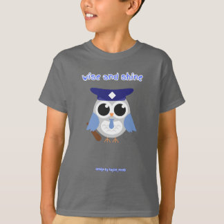 LOCK INTO YOUR DREAMS, Smoke grey police owl Boy's T-Shirt