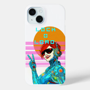 Lock + Load - Cyberpunk Vibe iPhone 15 Case