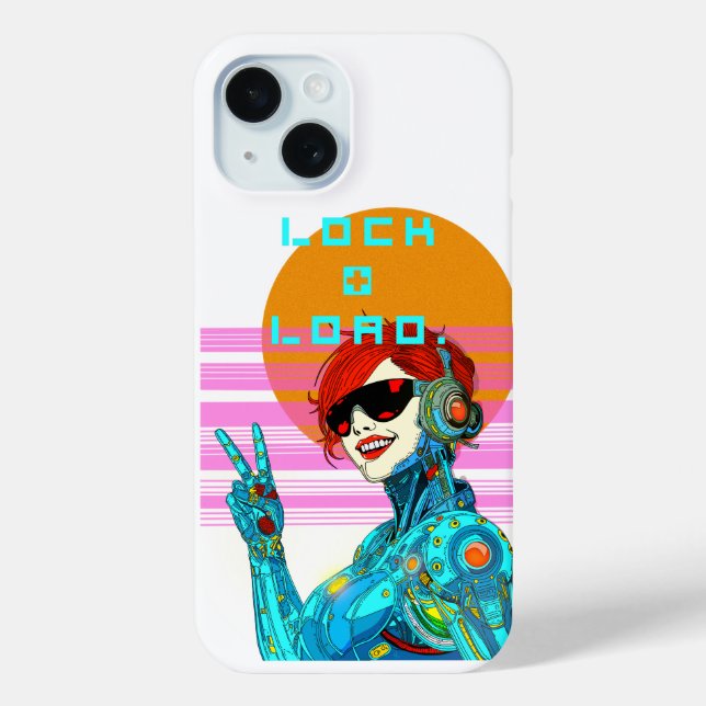 Lock + Load - Cyberpunk Vibe Case-Mate iPhone Case (Back)