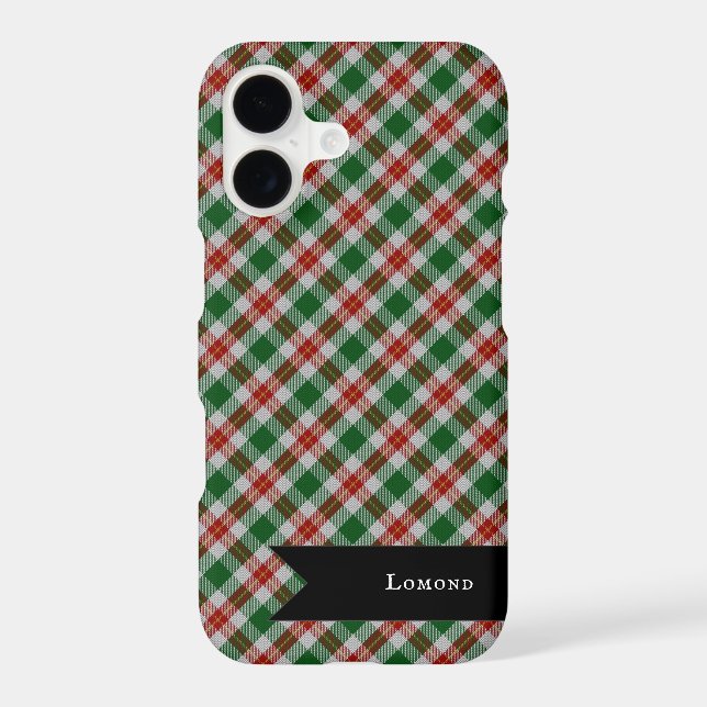 Lock Lomond Scottish Regional Tartan Plaid (Back)