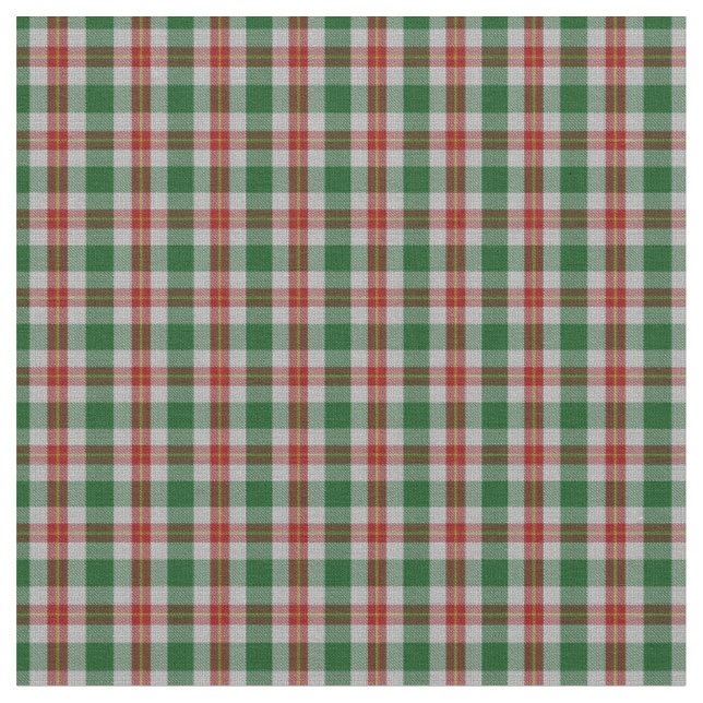 Lock Lomond Scottish Regional Tartan Plaid Fabric (Close Up)