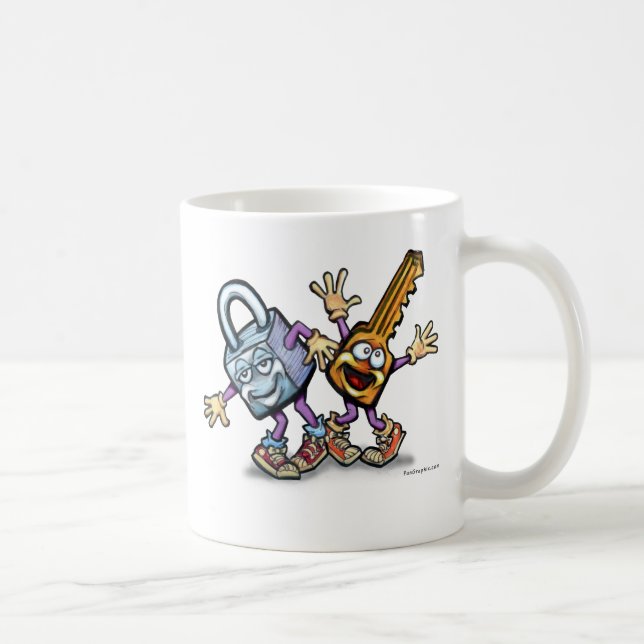 Lock n Key Coffee Mug (Right)