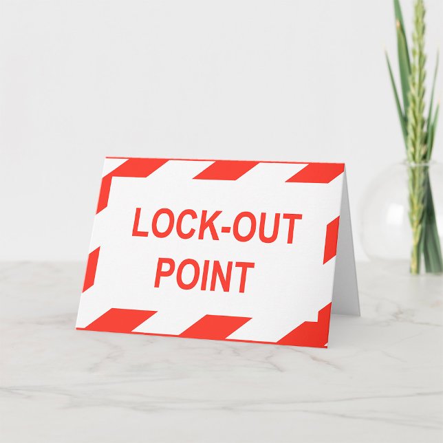 Lock Out Point Greeting Cards (Creator Uploaded)