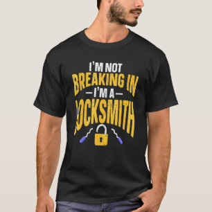 Lock Picking Lockpicking Locksmithing Professional T-Shirt