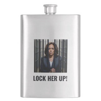 Lock Up Kamala Hip Flask