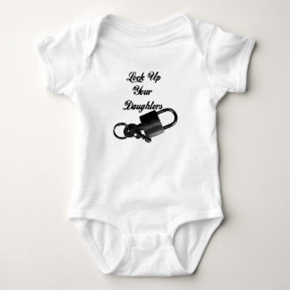 lock up your daughters baby bodysuit