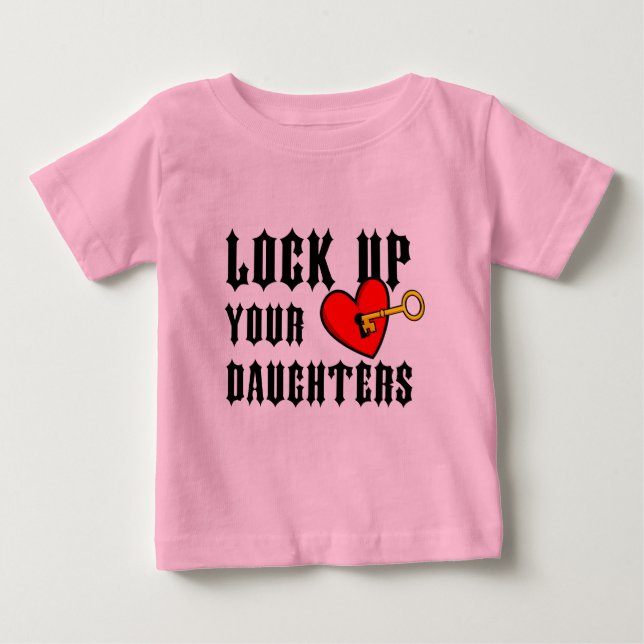 Lock up your daughters Baby tee Baby Tee (Front)