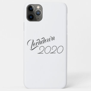 Lockdown 2020 Black & White Trendy Case-Mate iPhone Case