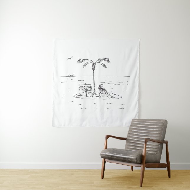 Lockdown Enforced tapestry (In Situ)