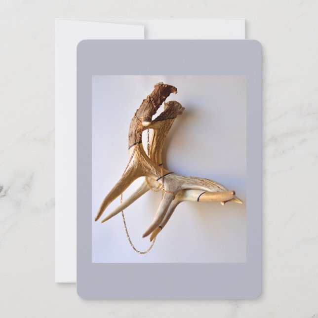 Locked horns flat card (Front)