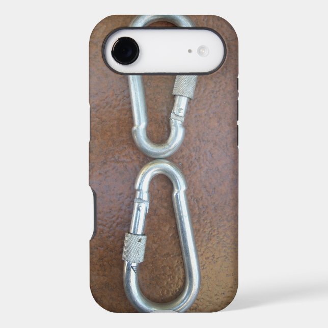 Locked In: Durable Steel Carabiner Lock Design (Back)