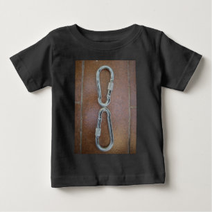 Locked In: Durable Steel Carabiner Lock Design Baby T-Shirt
