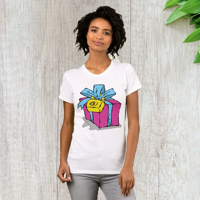 Locked Present Womens T-Shirt (Creator Uploaded)