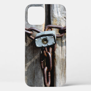 Locked Wooden Doors iPhone 12 Case