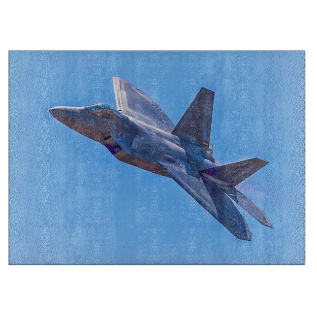 Lockheed Martin F-22A Raptor Cutting Board (Front)