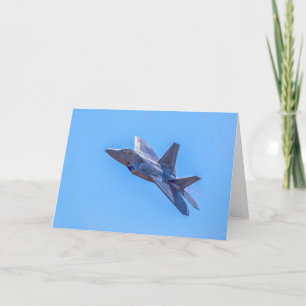 Lockheed Martin F-22A Raptor Thank You Card