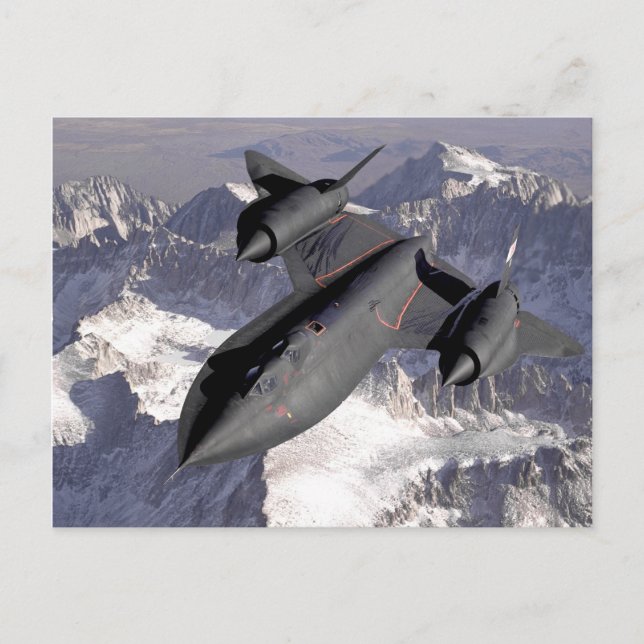 Lockheed SR-71 Blackbird - Postcard (Front)