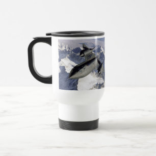 Lockheed SR-71B Blackbird Travel Mug