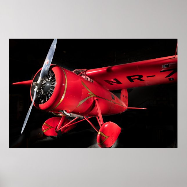 Lockheed Vega 5B, Amelia Earhart Canvas Print (Front)