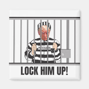 LockHimUp Square Magnet